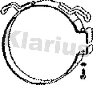 Klarius VOP30 - Кронштейн, втулка, система выпуска ОГ autodnr.net