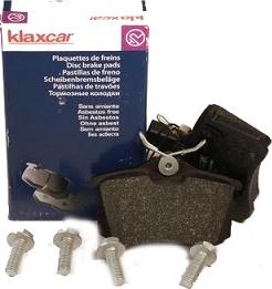 Klaxcar France 24863z - Гальмівні колодки, дискові гальма autocars.com.ua