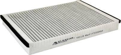 Klaxcar France FC026z - Фільтр, повітря у внутрішній простір autocars.com.ua