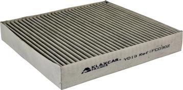Klaxcar France FC030z - Фільтр, повітря у внутрішній простір autocars.com.ua