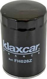 Klaxcar France FH026z - Масляний фільтр autocars.com.ua