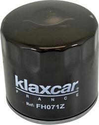 Klaxcar France FH071z - Масляний фільтр autocars.com.ua