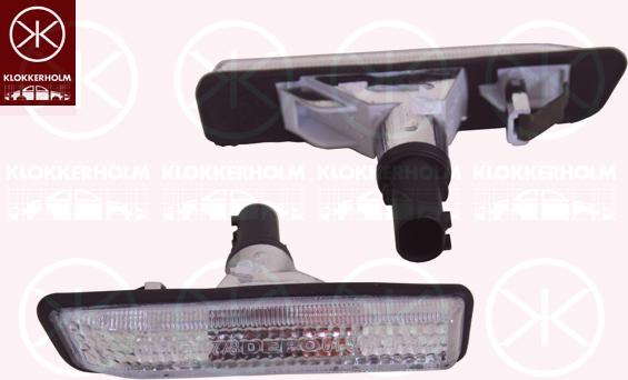 Klokkerholm 00600611 - Бічний ліхтар, покажчик повороту autocars.com.ua