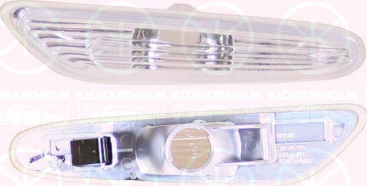 Klokkerholm 00660601 - Бічний ліхтар, покажчик повороту autocars.com.ua