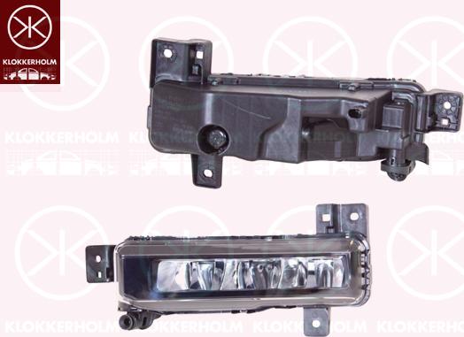 Klokkerholm 00870282 - Противотуманная фара autocars.com.ua