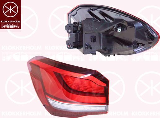 Klokkerholm 00980701A1 - Задній ліхтар autocars.com.ua