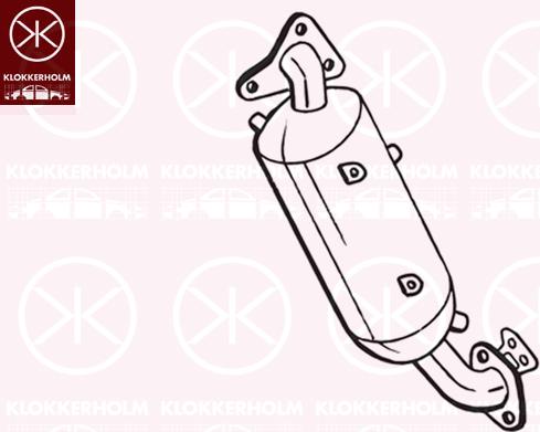 Klokkerholm 097-316 - Сажевый / частичный фильтр, система выхлопа ОГ avtokuzovplus.com.ua