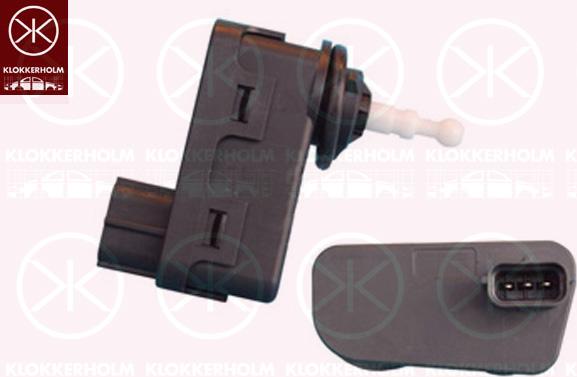 Klokkerholm 11190060 - Регулювальний елемент, регулювання кута нахилу фар autocars.com.ua