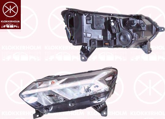 Klokkerholm 13040141 - Основна фара autocars.com.ua