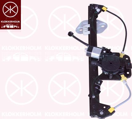 Klokkerholm 13071903 - Підйомний пристрій для вікон autocars.com.ua
