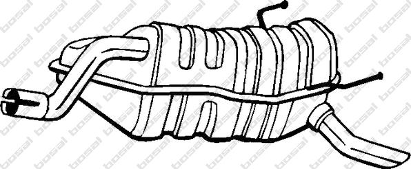 Klokkerholm 148-045 - Глушник вихлопних газів кінцевий autocars.com.ua