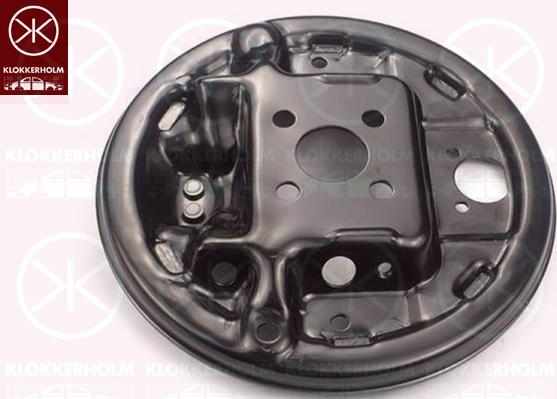 Klokkerholm 1609877 - Відбивач, диск гальмівного механізму autocars.com.ua
