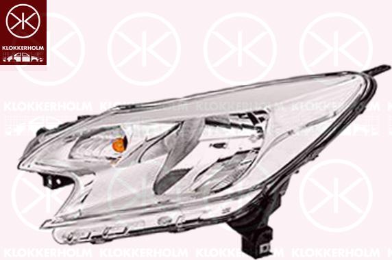 Klokkerholm 16350125A1 - Основна фара autocars.com.ua