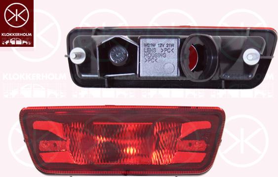 Klokkerholm 16380780 - Задні протитуманні фари autocars.com.ua