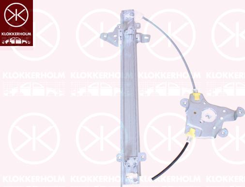 Klokkerholm 16381805 - Підйомний пристрій для вікон autocars.com.ua