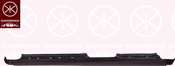 Klokkerholm 1668011 - Підніжка, накладка порога autocars.com.ua
