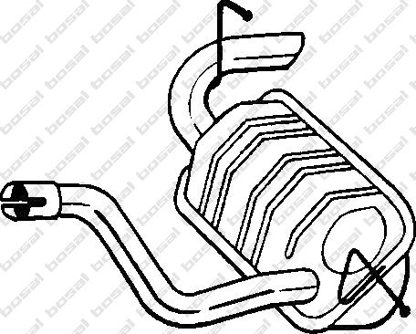 Klokkerholm 175-431 - Глушник вихлопних газів кінцевий autocars.com.ua