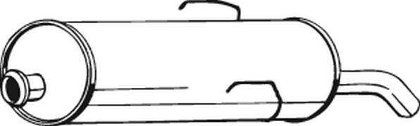 Klokkerholm 190-805 - Глушитель выхлопных газов, конечный autodnr.net