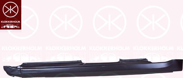 Klokkerholm 2027011 - Підніжка, накладка порога autocars.com.ua