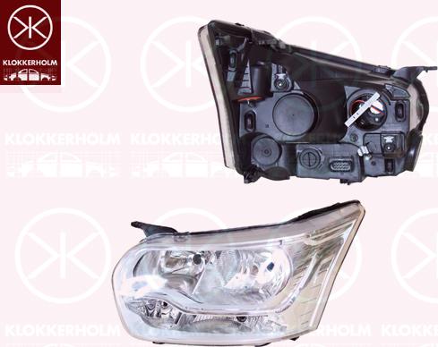 Klokkerholm 25120145 - Основна фара autocars.com.ua