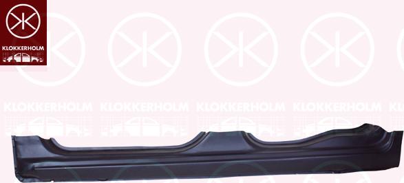 Klokkerholm 2556011 - Підніжка, накладка порога autocars.com.ua
