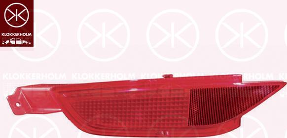 Klokkerholm 25650785 - ліхтар протитуманний задн.. без патрона лампи. лів. autocars.com.ua