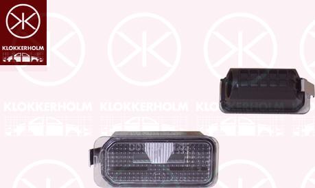 Klokkerholm 25830850 - Фонарь освещения номерного знака avtokuzovplus.com.ua