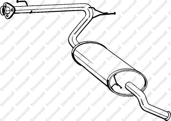 Klokkerholm 281-093 - Глушник вихлопних газів кінцевий autocars.com.ua