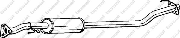 Klokkerholm 284-447 - Средний глушитель выхлопных газов avtokuzovplus.com.ua