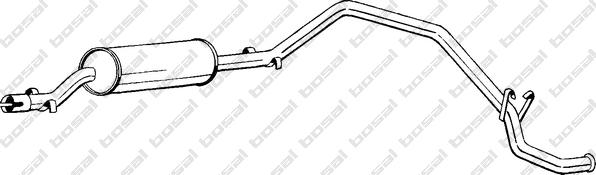 Klokkerholm 284-497 - Глушник вихлопних газів кінцевий autocars.com.ua