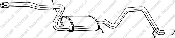 Klokkerholm 288-183 - Глушник вихлопних газів кінцевий autocars.com.ua