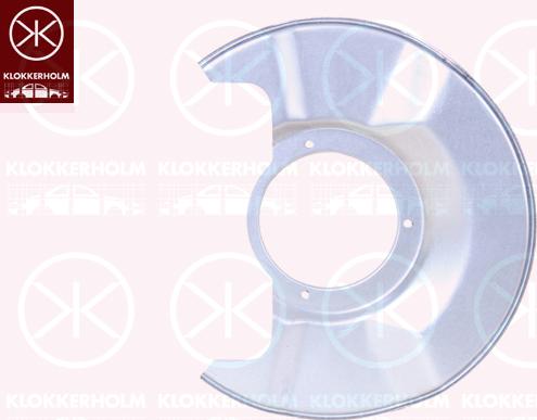 Klokkerholm 2901370 - Відбивач, диск гальмівного механізму autocars.com.ua