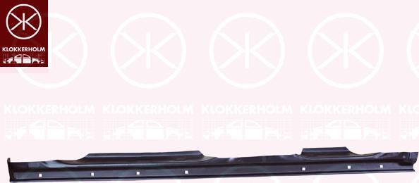 Klokkerholm 2955011 - Підніжка, накладка порога autocars.com.ua