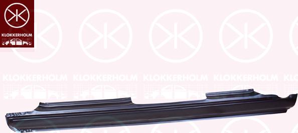 Klokkerholm 3127012 - Підніжка, накладка порога autocars.com.ua