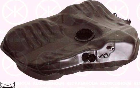 Klokkerholm 3432008 - Паливний бак autocars.com.ua