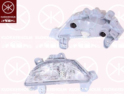 Klokkerholm 34780361 - Бічний ліхтар, покажчик повороту autocars.com.ua
