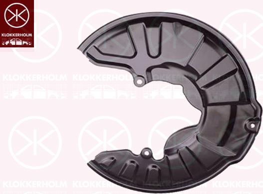 Klokkerholm 3502378 - Відбивач, диск гальмівного механізму autocars.com.ua