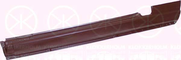 Klokkerholm 3707001 - Підніжка, накладка порога autocars.com.ua