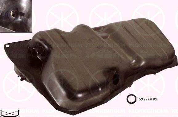 Klokkerholm 5020017 - Паливний бак autocars.com.ua