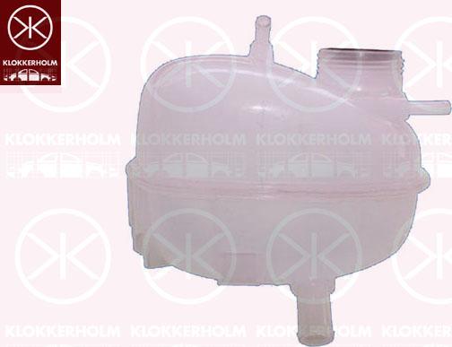 Klokkerholm 50233001 - Компенсаційний бак, охолоджуюча рідина autocars.com.ua