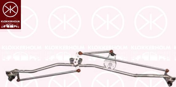 Klokkerholm 50263280 - Система тяг і важелів приводу склоочисника autocars.com.ua