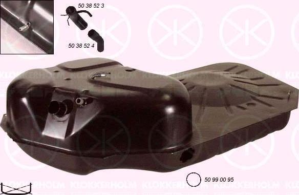 Klokkerholm 5038006 - Паливний бак autocars.com.ua