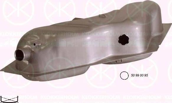 Klokkerholm 5049006 - Паливний бак autocars.com.ua