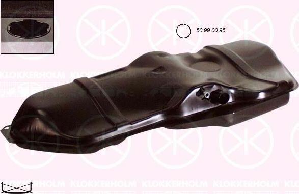 Klokkerholm 5049008 - Паливний бак autocars.com.ua