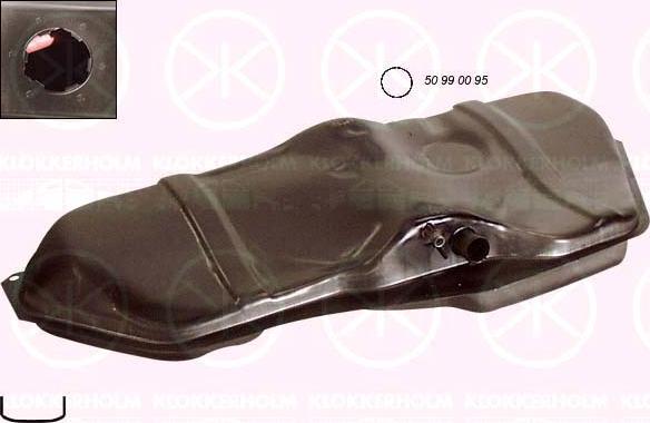 Klokkerholm 5049009 - Паливний бак autocars.com.ua