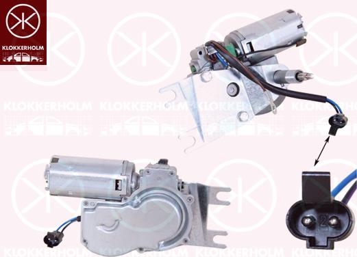 Klokkerholm 50507170 - Двигун склоочисника autocars.com.ua