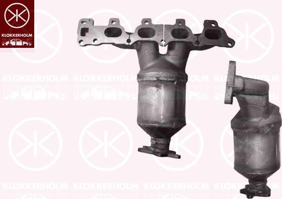 Klokkerholm 50528600 - Каталізатор autocars.com.ua