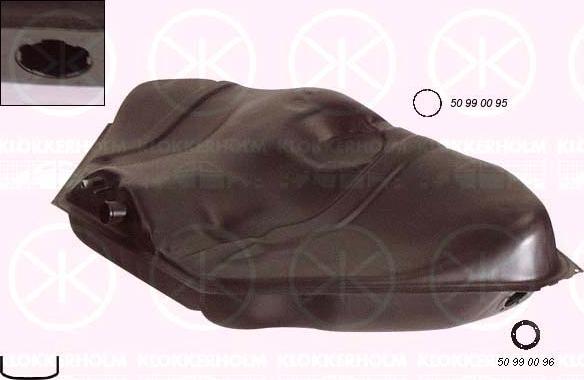 Klokkerholm 5076007 - Паливний бак autocars.com.ua