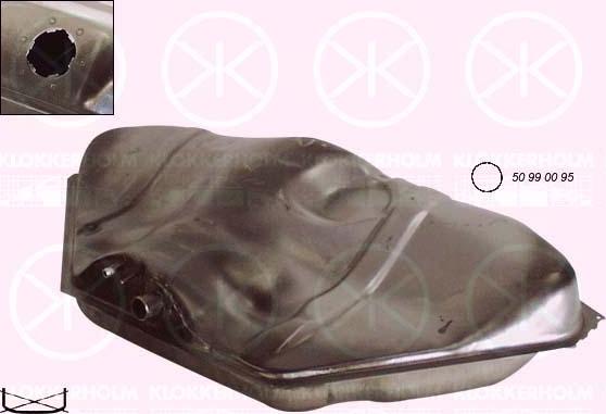 Klokkerholm 5076008 - Паливний бак autocars.com.ua