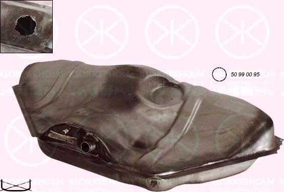 Klokkerholm 5076009 - Паливний бак autocars.com.ua